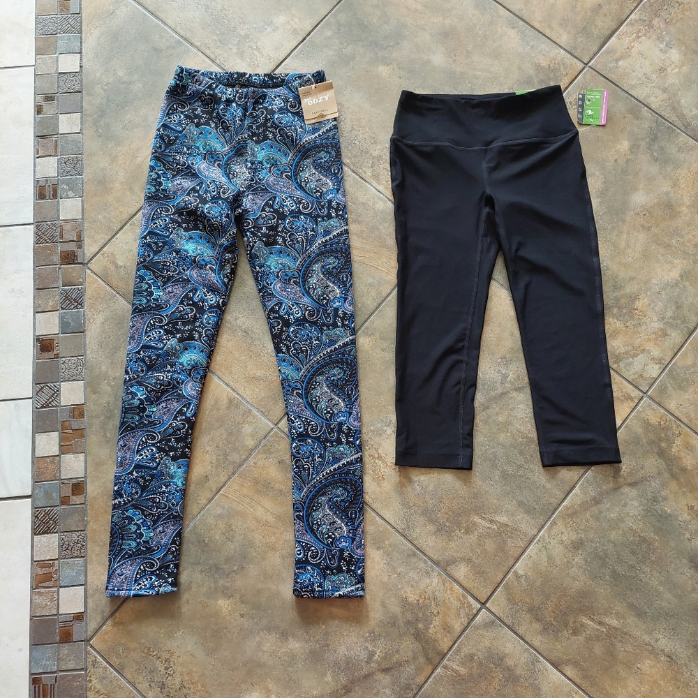 Bundle Of 2 New Women's Leggings Size XS